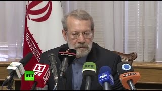 Пресс-конференция спикера парламента Ирана по итогам встречи с Сергеем Нарышкиным