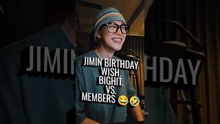Jimin Birthday Wish Bighit Vs Members