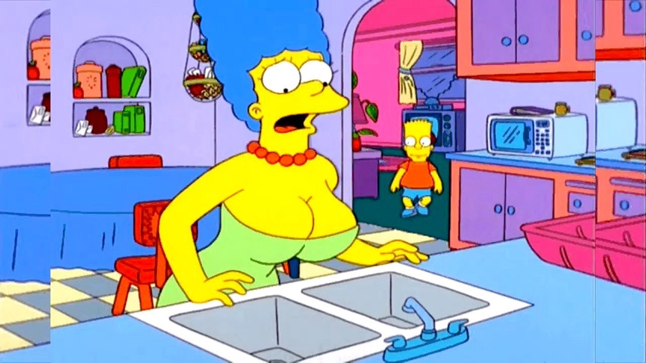 Семми Симпсон с упругой жопой трахается чуваком на кухне