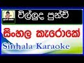 Willuda Punchi Depa Karaoke With Lyrics H R Jothipala ( Without Voice )