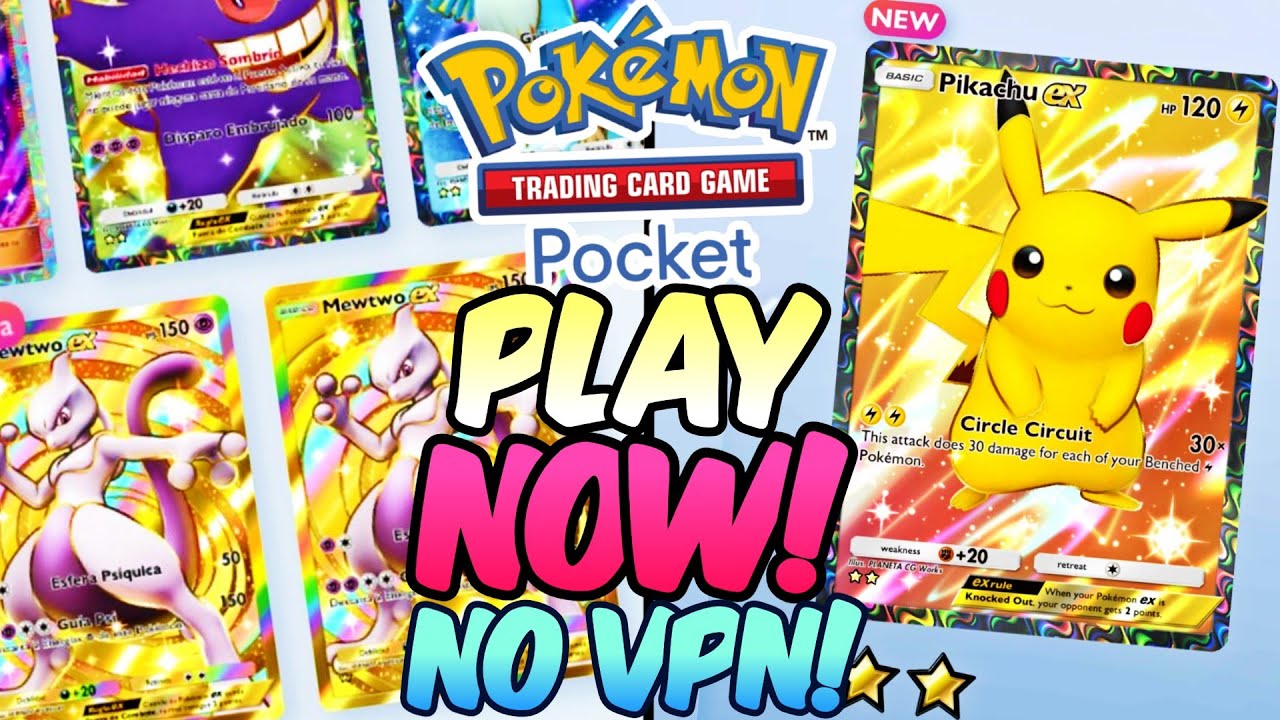 UPDATE! Play Pokemon TCG Pocket NOW! (NO VPN) UPDATE! Play Pokemon TCG Pocket NOW! (NO VPN)