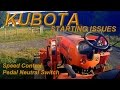Kubota Tractor won't start