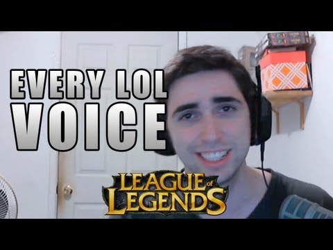 Watch Voicing ALL the League of Legends Champions (As of 8/29/2012)