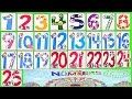 Learn Numbers Kids Count 1,2,3,4,5,6,7,8,9,10,11,12,13,14,15,16,17,18,19,20,21,22,23,24,25 Preschool