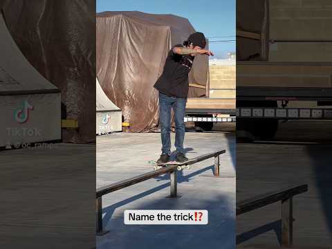 Name the trick⁉️ #oc #skateboarding #rail #trick