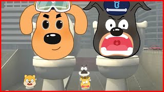 Sheriff Labrador - Skibidi Toilet Meme Song (Part 18)