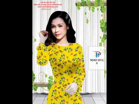 Các Mẫu Áo Dài Hoa Nhí Đẹp Nhất Hiện Nay Shop Vải Áo Dài My My