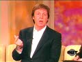 Paul McCartney on the View January 14, 2009 (part2)