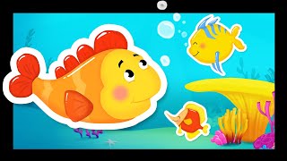 Les petits poissons dans l'eau | Chanson Bébé Enfant | Titounis