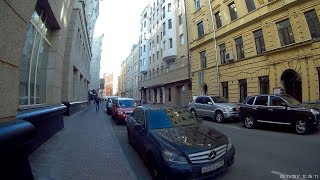 Видео От Тверской до Маяковской. Улочки и переулки. Прогулка 8 ноября 2017 года. от VideoFromMoscow, Алымов переулок, Москва, Россия