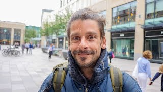 Video: Ed, Cardiff, ex-partner walked out with children, leaving him homeless for 7 years 'in hell' - Invisible People