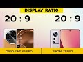 Oppo Find X6 Pro VS Xiaomi 12 Pro - Full Comparison ⚡Which one is Best