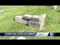 Two arrested, accused of vandalizing headstones, gravesites in Racine