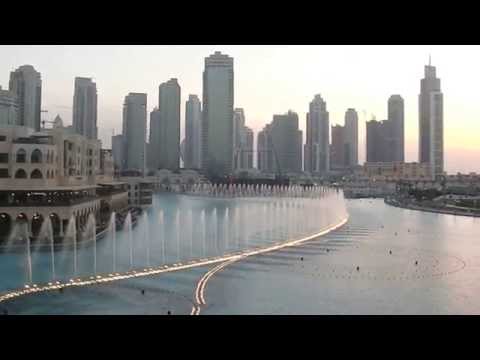 Burj KhalifaDubai Mall - Time To Say Goodbye - The Fountain