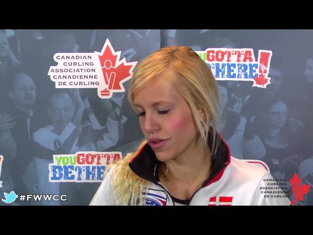 Media Scrum Draw 3 - 2014 Ford World Women's Curling Championship