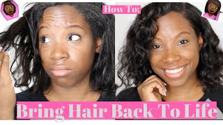 How I Bring My Hair Back To Life !