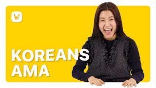 How Many People Have You Had Sex With? | Koreans Ask Me Anything (AMA)