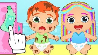 BEBES ALEX Y LILY Sesión de Belleza y cambios de Look | Dibujos animados educativos BEBES ALEX Y LILY Sesión de Belleza y cambios de Look | Dibujos animados educativos