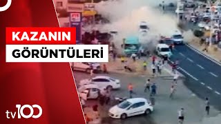 Mardin'deki Trafik Kazası Görüntüleri! | Tv100 Haber