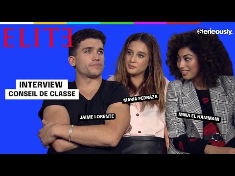 ELITE : Jaime Lorente, Mina El Hammani & Maria Pedraza en interview barrée