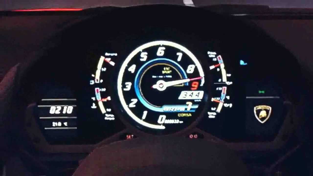 Acceleration Aventador lamborghini 0-385 Km/h top speed ...