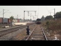 Double Overtake - Garibrath & Gujarat Express overtaking 2 Trains - WDM-2 engine