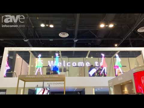 InfoComm 2019: LG Shows Off Its Color Transparent LED Film