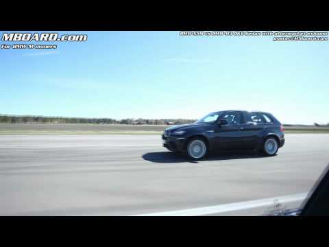 1080p BMW X5M vs BMW M3 DKG DCT Sedan