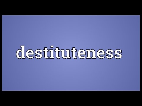 Header of destituteness