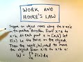 Work and Hooke's Law - Ex 1