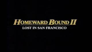 Homeward Bound 2 Movie Trailer 1996 - Tv Spot