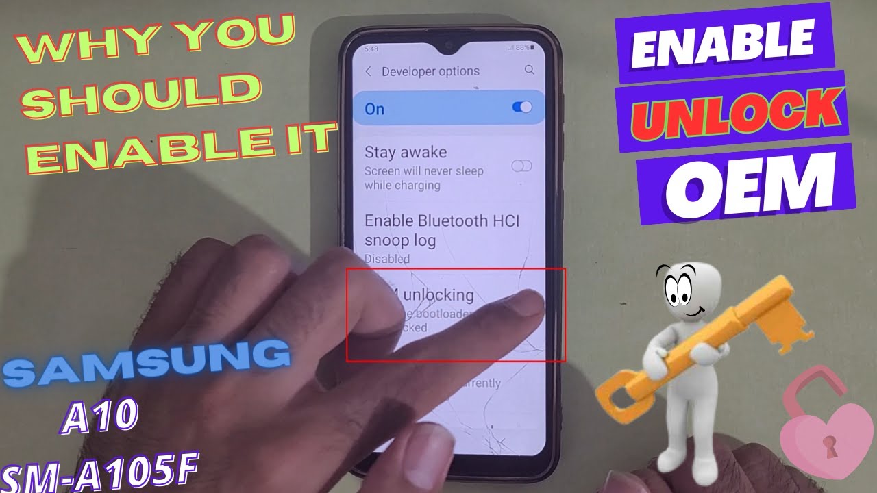 Samsung A10 SM-A105F Enable oem unlock Samsung A10 SM-A105F Enable oem unlock