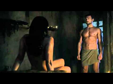 Spartacus Ep9 #1 - Scena sesso Lucrezia con Batiato e Mira con Spartacus