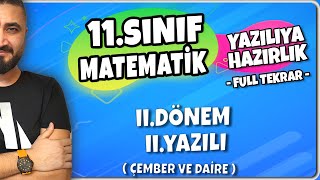 11. Sınıf Matematik 2. Dönem 2. Yazılıya Hazırlık Full Tekrar Rehber Matemati̇k