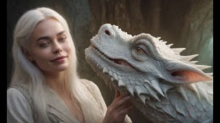 imagine, margot robbie becomes the Mother of Dragons with ai generated