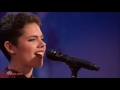 Calysta Bevier sings "Fight song" at AGT