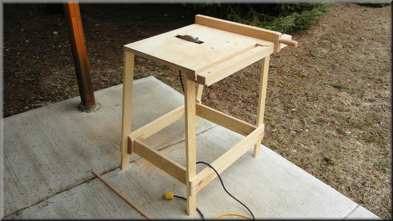 Utility Table Saw - YouTube