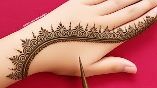 Latest Stylish Back Hand Mehndi Design Easy Simple Mehndi Design Mehndi Design Mehndi Mehandi