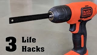 3 Amazing Life Hacks of Hacksaw ! 3 Amazing Life Hacks of Hacksaw !