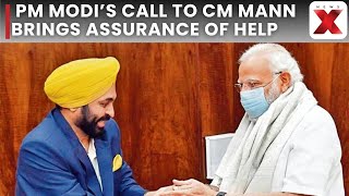 Punjab Floods Modi Phones Punjab Cm Bhagwant Mann, Discusses Flood Situation & Support Newsx