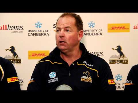 Brumbies Coach Jake White previews the clash with the Hurricanes