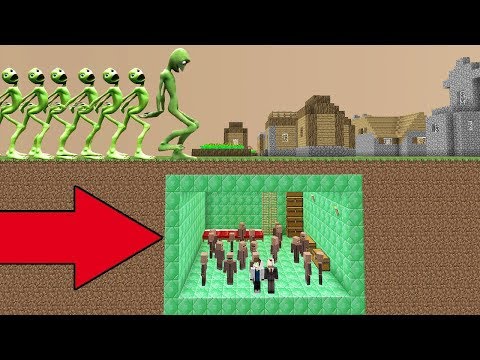 НУБ И ПРО VS НАПАДЕНИЯ ЗЕЛЕНЫХ ЧЕЛОВЕЧКОВ НА ДЕРЕВНЮ ЖИТЕЛЕЙ !ЗАЩИТА MINECRAFT! БУНКЕР НУБ И ПРО VS НАПАДЕНИЯ ЗЕЛЕНЫХ ЧЕЛОВЕЧКОВ НА ДЕРЕВНЮ ЖИТЕЛЕЙ !ЗАЩИТА MINECRAFT! БУНКЕР
