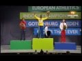 Isabel Macías, subcampeona de Europa. Entrega de medallas