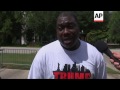 Trump Supporters, Protesters Gather in Houston