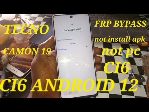 tecno camon 19 CI6 frp bypass remove google account tecno camon 19 CI6 frp bypass remove google account