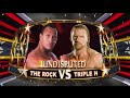 WWE ALL Stars The Rock vs Triple H (Undisputed)