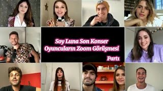 Soy Luna Oyuncularının Zoom görüşmesi Son Konser Türkçe Altyazılı Part 1 (SoyLun