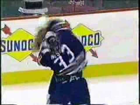 Jeremy Stevenson vs Krzysztof Oliwa, Jan 22, 2004 - Preds vs Flames Jeremy Stevenson vs Krzysztof Oliwa, Jan 22, 2004 - Preds vs Flames