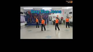 Sexy Blue Jeans Linedance Demo By Adeline Cheng and Students Nuline Dance Malays