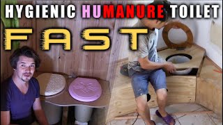 🛠️ Hygienic smell free humanure toilet - FAST